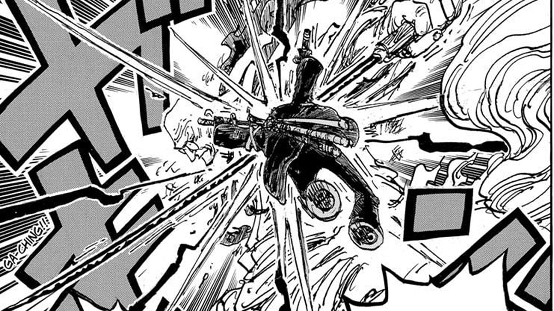 Now it makes sense why Nusjuro decided to parry Zoro's attack (Image via Shueisha)